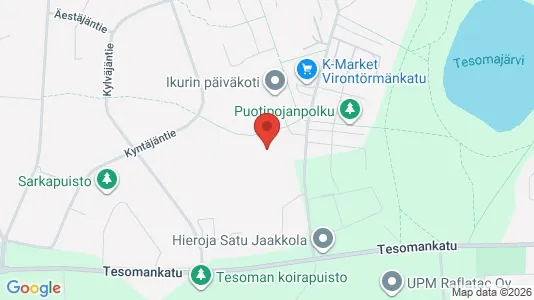 Apartments for rent i Tampere Lounainen - kort over placeringen