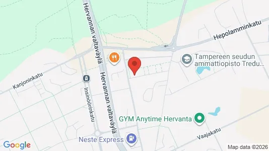 Apartments for rent i Tampere Kaakkoinen - kort over placeringen