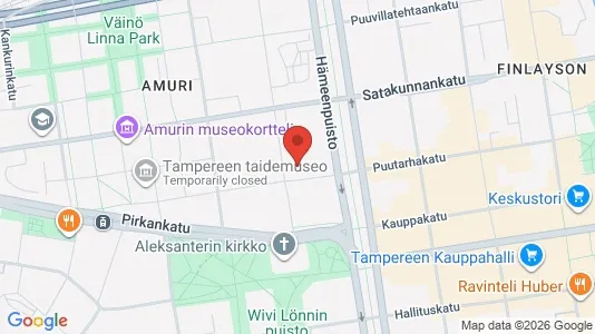 Apartments for rent i Tampere Keskinen - kort over placeringen