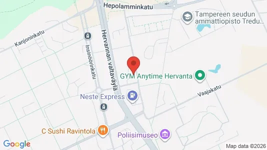 Apartments for rent i Tampere Kaakkoinen - kort over placeringen