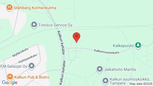 Apartments for rent i Tampere Lounainen - kort over placeringen