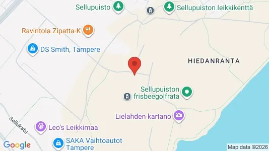 Apartments for rent i Tampere Luoteinen - kort over placeringen