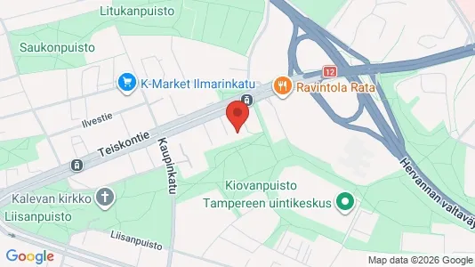 Apartments for rent i Tampere Keskinen - kort over placeringen