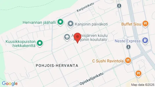 Apartments for rent i Tampere Kaakkoinen - kort over placeringen