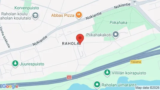 Apartments for rent i Tampere Lounainen - kort over placeringen