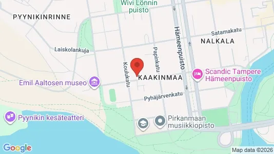 Apartments for rent i Tampere Keskinen - kort over placeringen