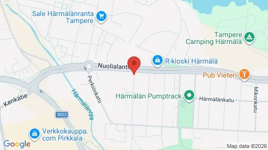 Apartments for rent i Tampere Eteläinen - kort over placeringen