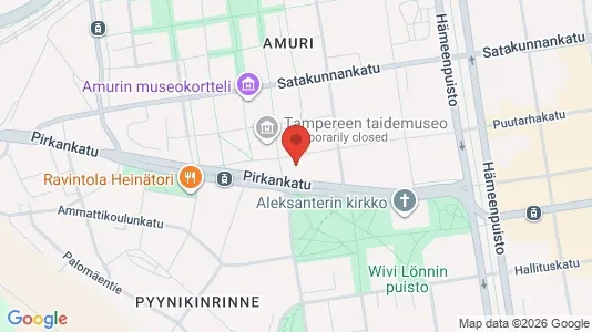Apartments for rent i Tampere Keskinen - kort over placeringen