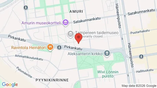Apartments for rent i Tampere Keskinen - kort over placeringen