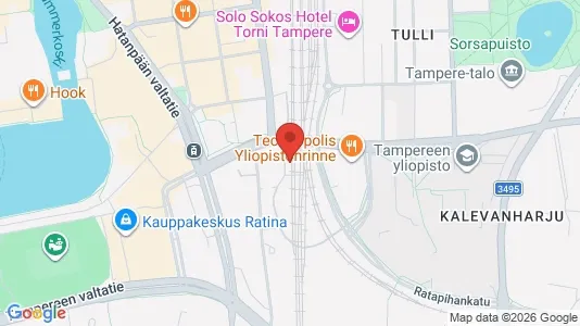 Apartments for rent i Tampere Keskinen - kort over placeringen