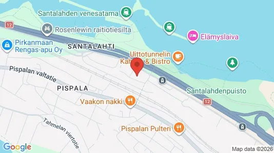 Apartments for rent i Tampere Lounainen - kort over placeringen