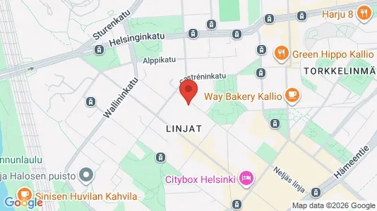Apartments for rent i Helsinki Keskinen - kort over placeringen