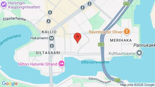 Apartments for rent i Helsinki Keskinen - kort over placeringen