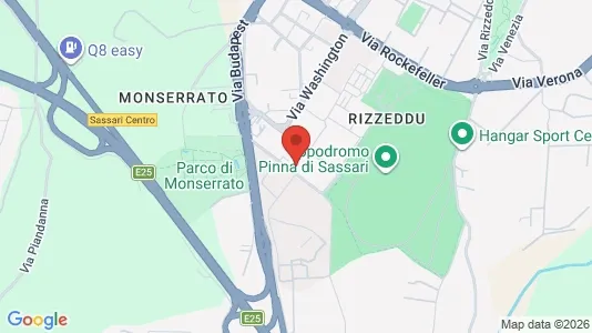 Apartments for rent i Sassari - kort over placeringen