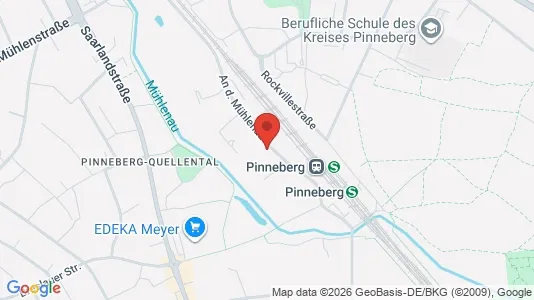 Apartments for rent i Pinneberg - kort over placeringen