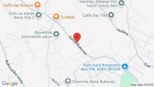 Apartments for rent i Sljeme (Medvednica-Tomislavac) - kort over placeringen