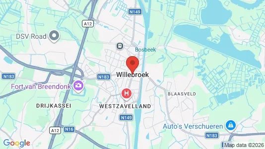 Houses for rent i Willebroek - kort over placeringen