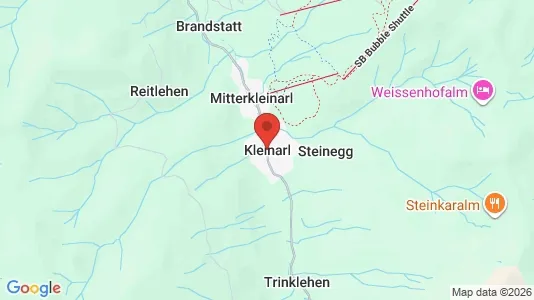 Apartments for rent i Kleinarl - kort over placeringen