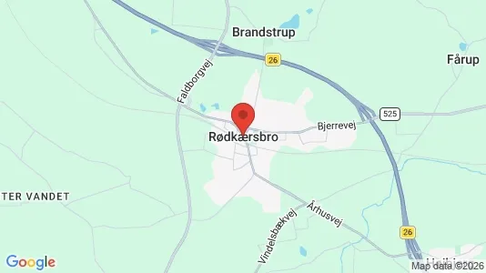 Apartments for rent i Rødkærsbro - kort over placeringen