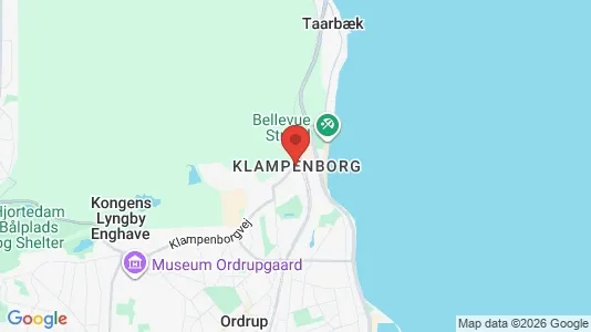 Houses for rent i Klampenborg - kort over placeringen