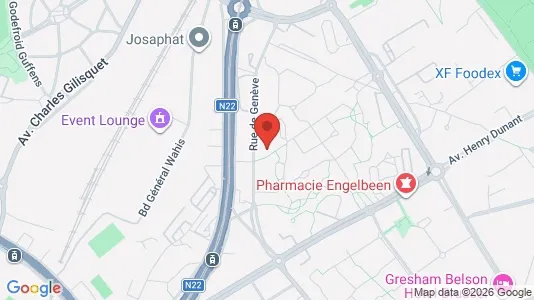 Apartments for rent i Brussels Evere - kort over placeringen