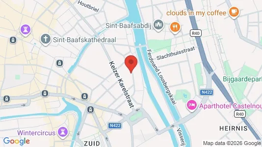 Apartments for rent i Stad Gent - kort over placeringen