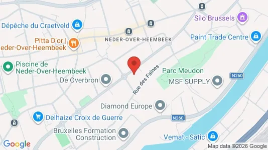 Apartments for rent i Stad Brussel - kort over placeringen
