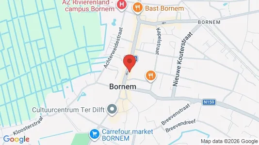 Apartments for rent i Bornem - kort over placeringen