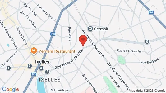 Apartments for rent i Brussels Elsene - kort over placeringen
