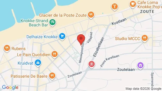Apartments for rent i Knokke-Heist - kort over placeringen