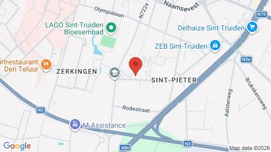 Apartments for rent i Sint-Truiden - kort over placeringen