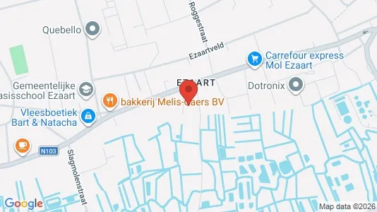 Apartments for rent i Mol - kort over placeringen