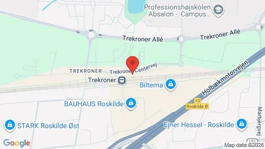 Apartments for rent i Roskilde - kort over placeringen