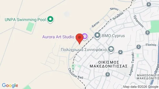 Apartments for rent i Nicosia Egkomi - kort over placeringen
