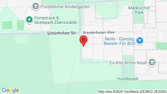 Apartments for rent i Barnim - kort over placeringen