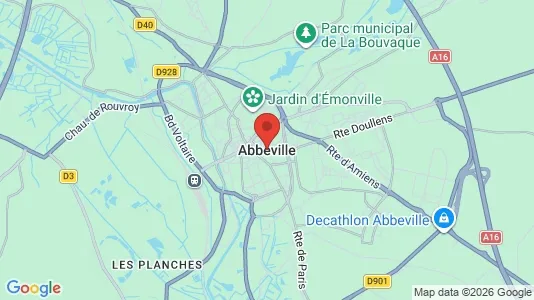 Houses for rent i Abbeville - kort over placeringen