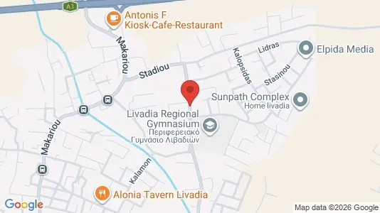 Apartments for rent i Livadia Larnakas - kort over placeringen