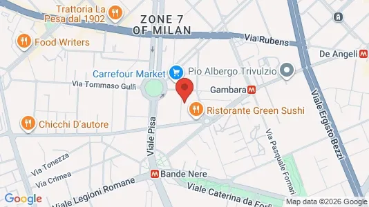 Apartments for rent i Milano Zona 6 - Barona, Lorenteggio - kort over placeringen