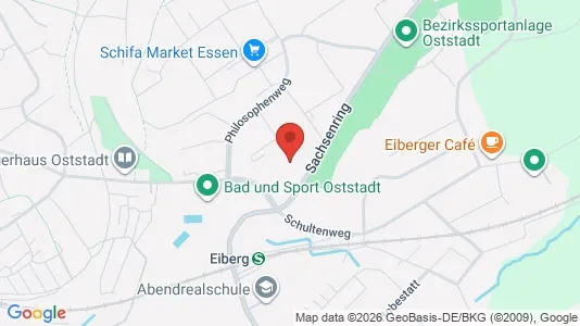 Apartments for rent i Essen - kort over placeringen