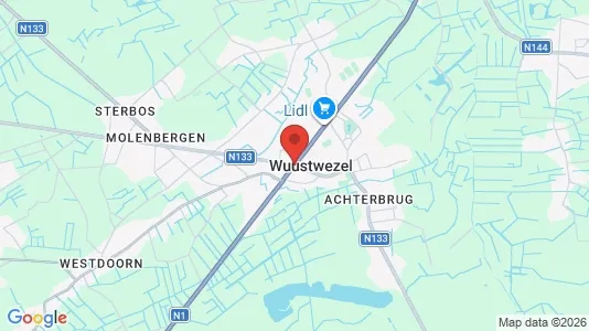 Houses for rent i Wuustwezel - kort over placeringen