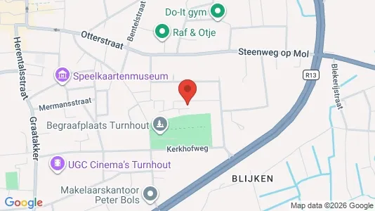 Apartments for rent i Turnhout - kort over placeringen