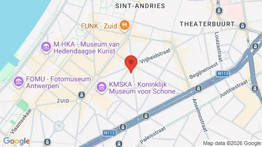 Apartments for rent i Stad Antwerp - kort over placeringen