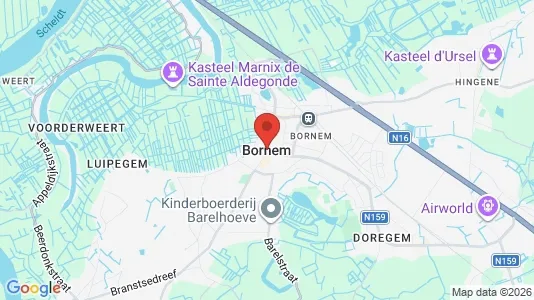 Houses for rent i Bornem - kort over placeringen