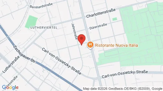 Apartments for rent i Chemnitz - kort over placeringen