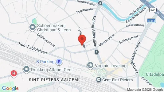 Apartments for rent i Stad Gent - kort over placeringen