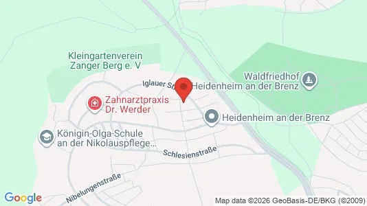 Apartments for rent i Heidenheim - kort over placeringen