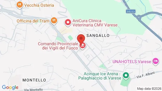 Apartments for rent i Varese - kort over placeringen