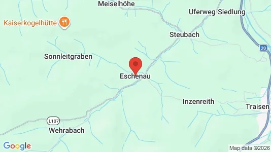 Apartments for rent i Eschenau - kort over placeringen