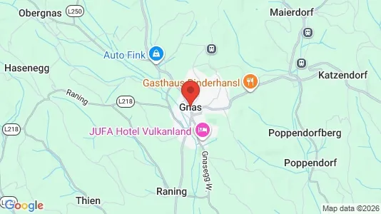 Apartments for rent i Gnas - kort over placeringen