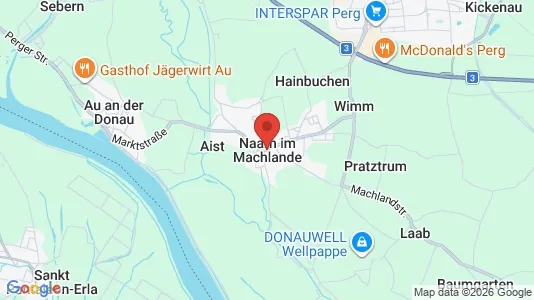 Apartments for rent i Naarn im Machlande - kort over placeringen
